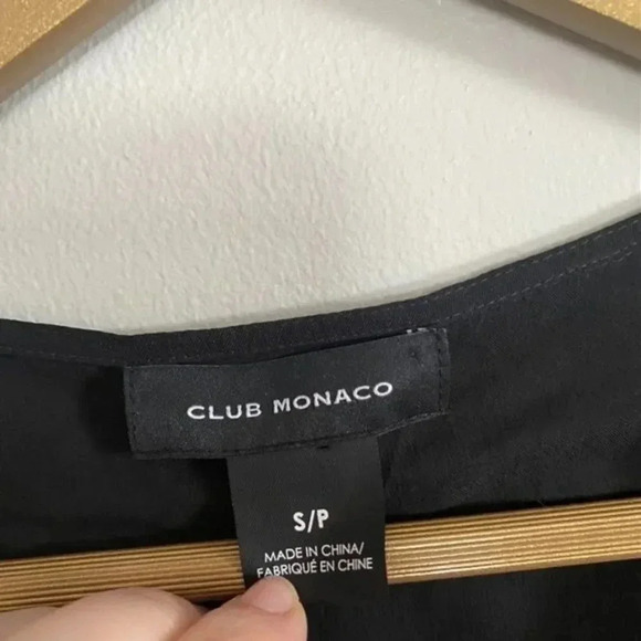 Club Monaco Black Twist Top - Picture 6 of 11